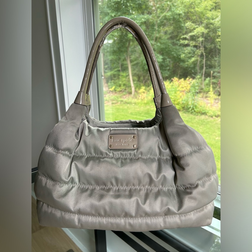 Kate Spade Tan Puffer Purse
